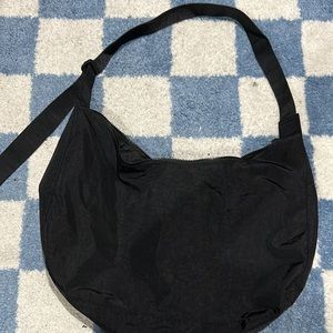Baggu black large crescent